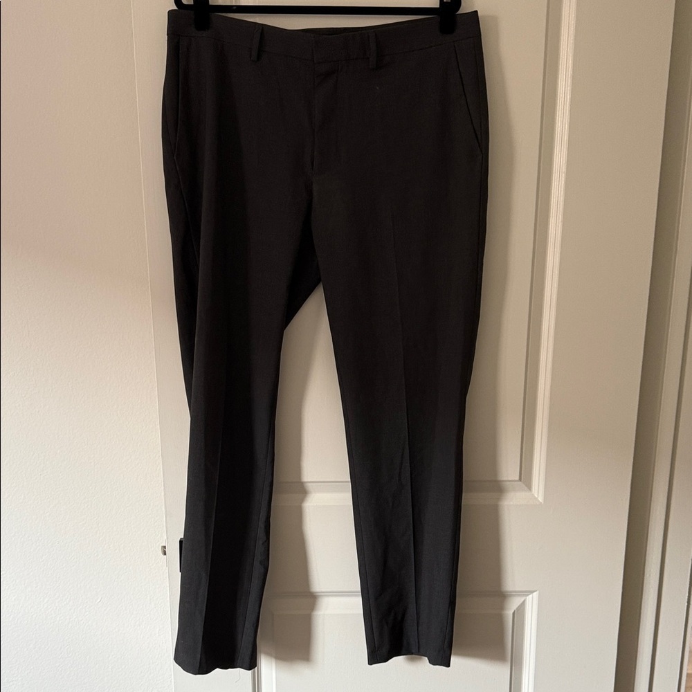 J. M. Haggar Mens Gray Dress Pants
